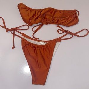 Orange bikini